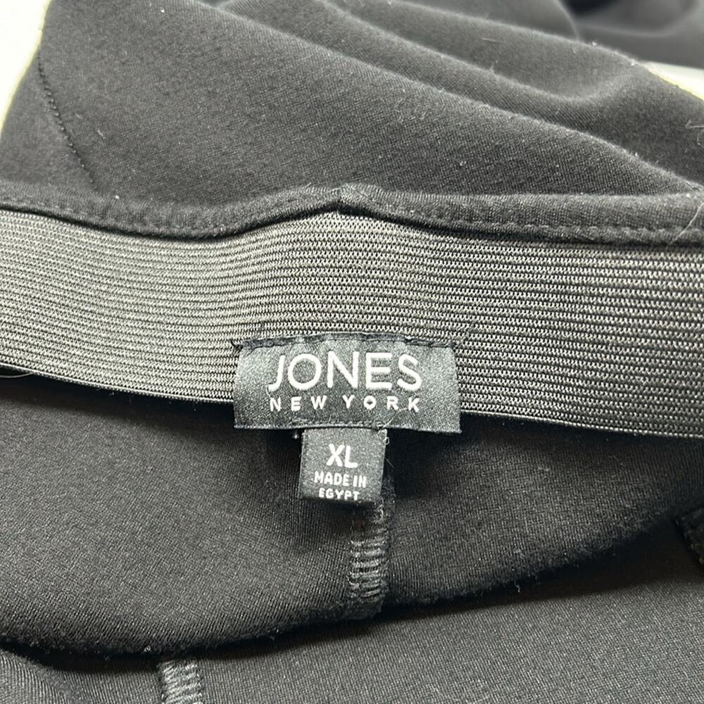 Jones New York Women's Black Dress Pants Elastic Waist Size XL - Picture 9 of 15
